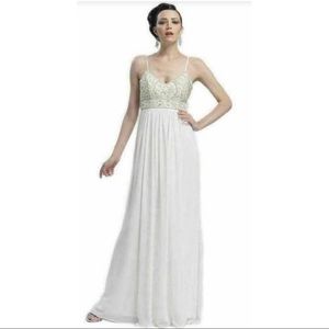 Sue Wong Spaghetti Strap Gown, Evening cocktail Dress